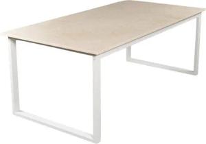 MAGNA Atelier Esstisch BERGEN aus ECHTEM MARMOR, Esstisch eckig, Metallgestell, 160x80x75cm & 200x100x75cm