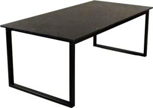MAGNA Atelier Esstisch BERGEN aus ECHTEM MARMOR, Esstisch eckig, Metallgestell, 160x80x75cm & 200x100x75cm