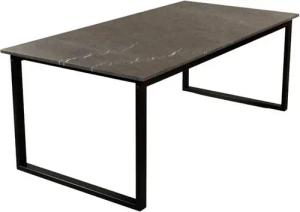 MAGNA Atelier Esstisch BERGEN aus ECHTEM MARMOR, Esstisch eckig, Metallgestell, 160x80x75cm & 200x100x75cm
