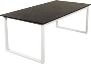 MAGNA Atelier Esstisch BERGEN aus ECHTEM MARMOR, Esstisch eckig, Metallgestell, 160x80x75cm & 200x100x75cm