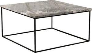 MAGNA Atelier Couchtisch Aarhus aus ECHTEM MARMOR, Garten Outdoor Couchtisch, eckig, Metallgestell, 80x80x40cm