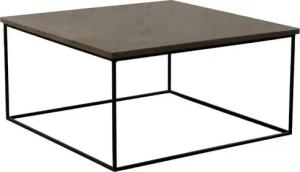 MAGNA Atelier Couchtisch Aarhus Coffee Table mit ECHTEM MARMOR, Wohnzimmer Tisch eckig, Metallgestell, 80x80x40cm