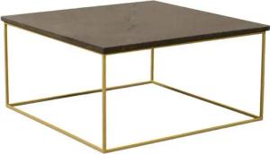 MAGNA Atelier Couchtisch Aarhus Coffee Table mit ECHTEM MARMOR, Wohnzimmer Tisch eckig, Metallgestell, 80x80x40cm