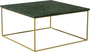 MAGNA Atelier Couchtisch Aarhus Coffee Table mit ECHTEM MARMOR, Wohnzimmer Tisch eckig, Metallgestell, 80x80x40cm