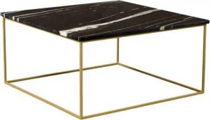 MAGNA Atelier Couchtisch Aarhus aus ECHTEM MARMOR, Garten Outdoor Couchtisch, eckig, Metallgestell, 80x80x40cm