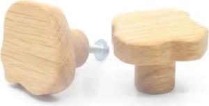 ekengriep Möbelgriff 501, Möbelgriff aus Eiche für Küche, IKEA Schrank, Schubladen usw.