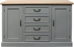 Grafelstein Kommode Sideboard FARMHOUSE grau braun Anrichte Kommode Landhausmöbel modern