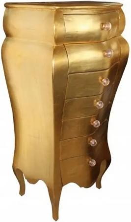 Casa Padrino Kommode Casa Padrino Barock Kommode Gold 131 x 68 x 46 cm- Antik Stil