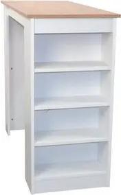 moebel-direkt-online Bartisch Heike (120x51,5 cm, Mit integrierten Regal)