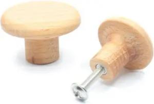 ekengriep Möbelgriff B103, Möbelgriff aus Buche für Küche, IKEA Schrank, Schubladen usw.