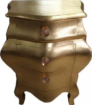 Casa Padrino Kommode Casa Padrino Barock Kommode Gold 53 x 36 x 71.5 cm