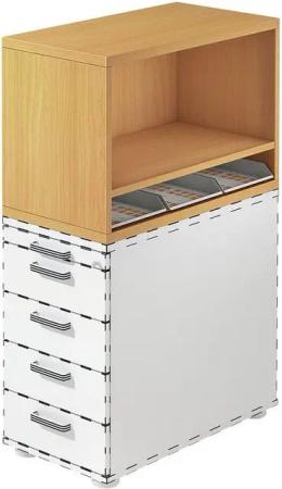 Otto Office Premium Container OTTO Office Line I inkl. 3 Briefablagen in Führungsschienen