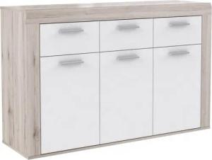 Newroom Kommode Celia, Kommode Sandeiche Modern Sideboard Barkommode Wohnzimmer