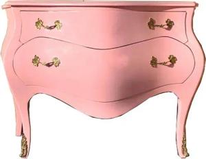 Casa Padrino Kommode Casa Padrino Barock Kommode 120 cm Rosa / Gold - Sideboards Barockmöbel