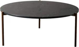 MAGNA Atelier Couchtisch ROM aus ECHTEM MARMOR, Wohnzimmertisch, Naturstein Sofatisch, 78x40cm - 98x40cm