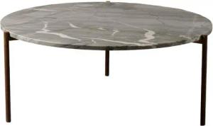 MAGNA Atelier Couchtisch ROM aus ECHTEM MARMOR, Wohnzimmertisch, Naturstein Sofatisch, 78x40cm - 98x40cm