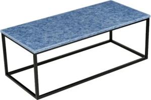 MAGNA Atelier Couchtisch GÖTEBORG aus RECYCELTEN GLASSCHERBEN, nachhaltiger Wohnzimmertisch, Metallgestell, 110cmx50cmx40cm
