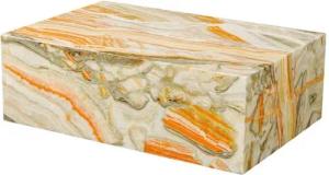 MAGNA Atelier Couchtisch ASPEN Coffee Table aus ECHTEM MARMOR, rechteckiger Wohnzimmertisch, 90x60x30cm