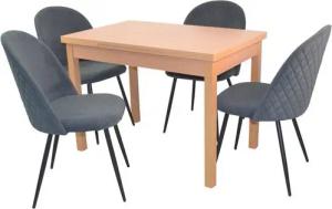 moebel-direkt-online Essgruppe Nala, (Spar-Set, 5tlg. Set (Esstisch ausziehbar mit 4 Stühlen)