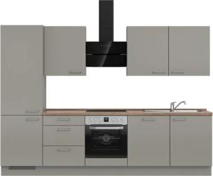 nobilia® Küchenzeile "Laser II", vormontiert, Ausrichtung wählbar, Breite 300 cm, wahlw. mit E-Geräten