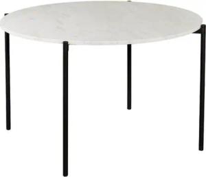 MAGNA Atelier Esstisch ROM aus ECHTEM MARMOR, Küchentisch rund, Bistrotisch, Metallgestell, Ø120x76cm