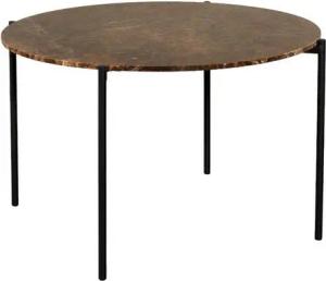MAGNA Atelier Esstisch ROM aus ECHTEM MARMOR, Küchentisch rund, Bistrotisch, Metallgestell, Ø120x76cm