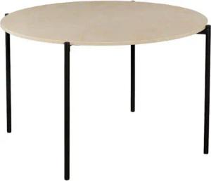 MAGNA Atelier Esstisch ROM aus ECHTEM MARMOR, Küchentisch rund, Bistrotisch, Metallgestell, Ø120x76cm