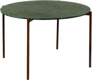MAGNA Atelier Esstisch ROM aus ECHTEM MARMOR, Küchentisch rund, Bistrotisch, Metallgestell, Ø120x76cm