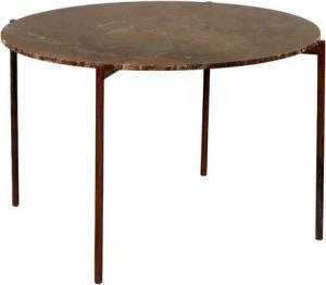 MAGNA Atelier Esstisch ROM aus ECHTEM MARMOR, Küchentisch rund, Bistrotisch, Metallgestell, Ø120x76cm