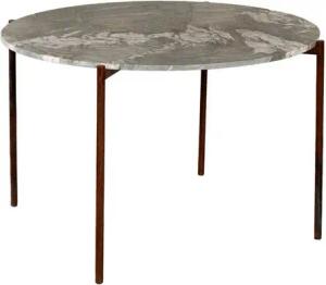 MAGNA Atelier Esstisch ROM aus ECHTEM MARMOR, Küchentisch rund, Bistrotisch, Metallgestell, Ø120x76cm