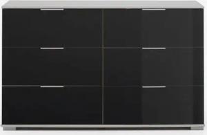 Wimex Schubkastenkommode in weiß mit 6 Schubladen (BxHxT: 130x83x41 cm)