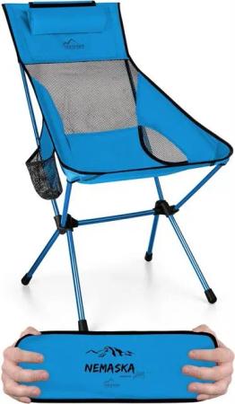 normani Campingstuhl Campingstuhl Nemaska, Ultraleichter XXL Outdoorstuhl Klappstuhl - Belastbarkeit: 150 kg