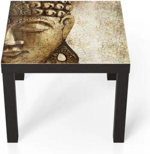 DEQORI Couchtisch 'Goldene Ruhe', Glas Beistelltisch Glastisch modern