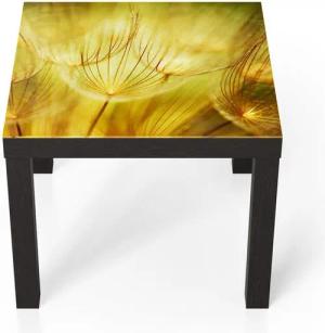 DEQORI Couchtisch 'Goldener Hauch', Glas Beistelltisch Glastisch modern