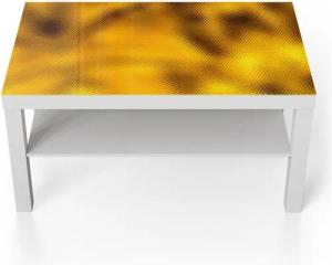 DEQORI Couchtisch 'Goldenes Geflecht', Glas Beistelltisch Glastisch modern