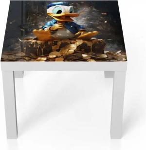 DEQORI Couchtisch 'Goldene Schatzkammer', Glas Beistelltisch Glastisch modern