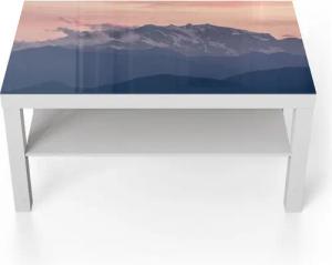 DEQORI Couchtisch 'Alpenabendglanz', Glas Beistelltisch Glastisch modern