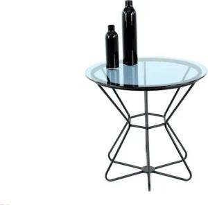 Concept GmbH Couchtisch in Schwarz, Metall - 55x55x51x55cm (LxBxHxD)