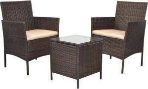 moebel-direkt-online Gartenlounge-Set Loungeline, (Spar-Set, 3tlg. Set)