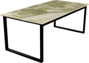 MAGNA Atelier Esstisch BERGEN aus ECHTEM MARMOR, Esstisch eckig, Metallgestell, Exclusive Line, 200x100x75cm