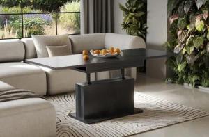 Endo-Moebel Couchtisch Solaris 110-170 cm Doppellift Couch- und Esstisch