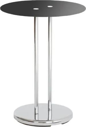 HAKU Beistelltisch HAKU Möbel Beistelltisch - chrom-schwarz - H. 55cm (1 Stück)