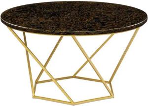 MAGNA Atelier Couchtisch VENEDIG aus RECYCELTEN GLASFLASCHEN, Wohnzimmertisch, patentiert, Unikat, nachhaltig, 71x43cm