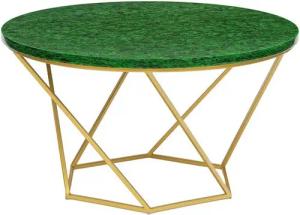 MAGNA Atelier Couchtisch VENEDIG aus RECYCELTEN GLASFLASCHEN, Wohnzimmertisch, patentiert, Unikat, nachhaltig, 71x43cm