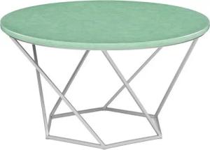 MAGNA Atelier Couchtisch VENEDIG aus RECYCELTEN GLASFLASCHEN, Wohnzimmertisch, patentiert, Unikat, nachhaltig, 71x43cm