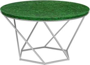 MAGNA Atelier Couchtisch VENEDIG aus RECYCELTEN GLASFLASCHEN, Wohnzimmertisch, patentiert, Unikat, nachhaltig, 71x43cm