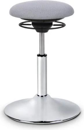 Balimo Sitzhocker CLASSIC - Gestell Silber gebürstet - Sitztrainer - Bewegungshocker