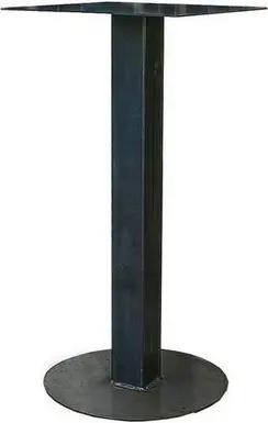 Tischhelden Tischbein Mittelfuss Tischgestell Rohstahl schwarz 100