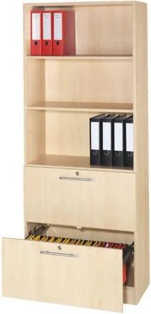 Otto Office Premium Mehrzweckregal OTTO Office Line III, mit abschließbaren Hängeregistraturauszügen