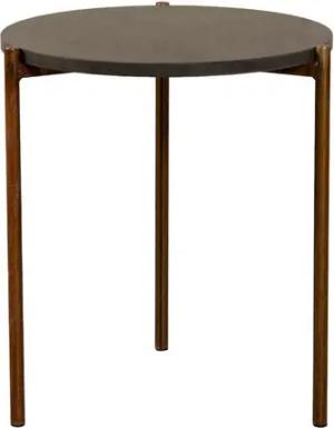 MAGNA Atelier Beistelltisch ROM aus ECHTEM MARMOR, Ablagetisch, nachhaltig, Naturstein, 45x52cm